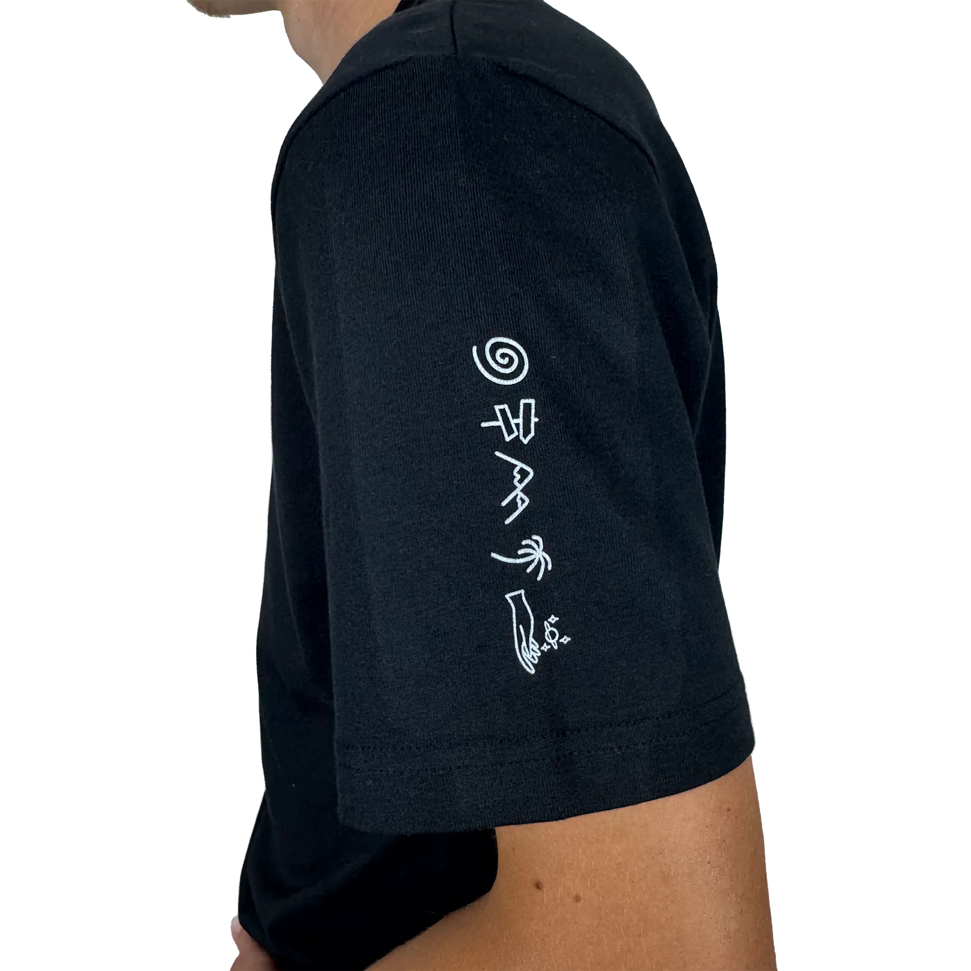 Uni-TShirt-Herren-black-M-Detail1